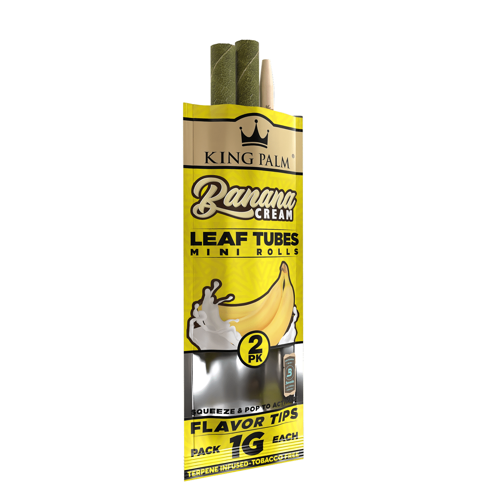 King Palm - Mini Tubes - Banana Cream