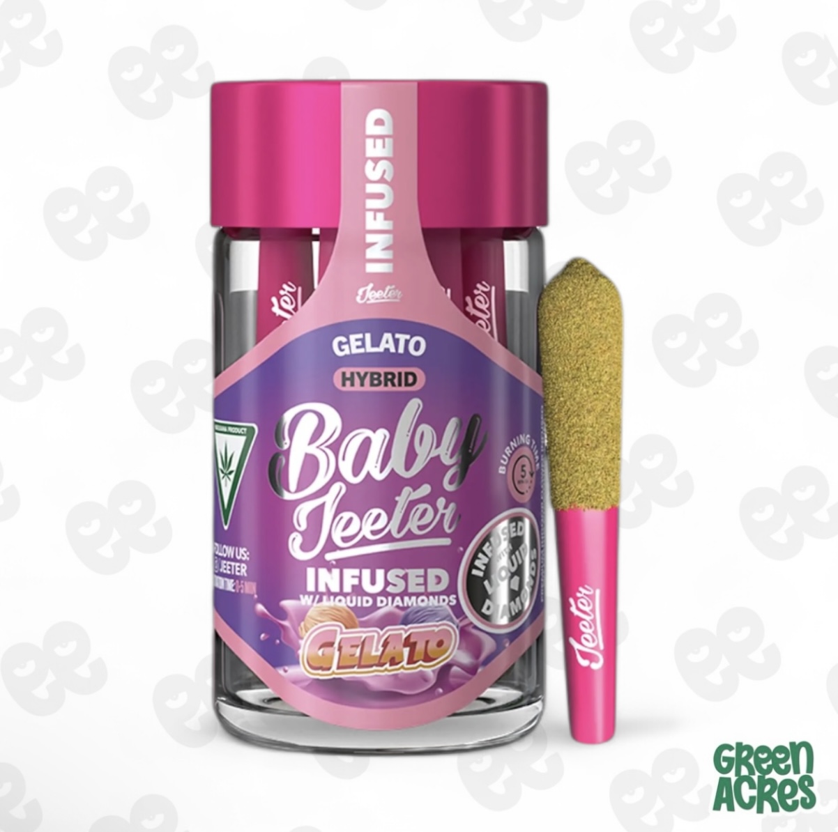 Gelato Baby Jeeter Infused Pre-Roll 5-pack | 2.5g