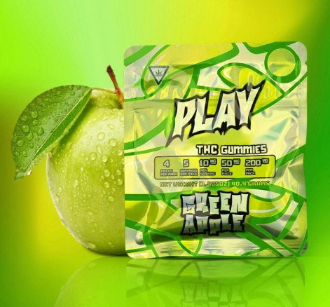 Green Apple | 200mg Gummies 4pk | 4x50mg