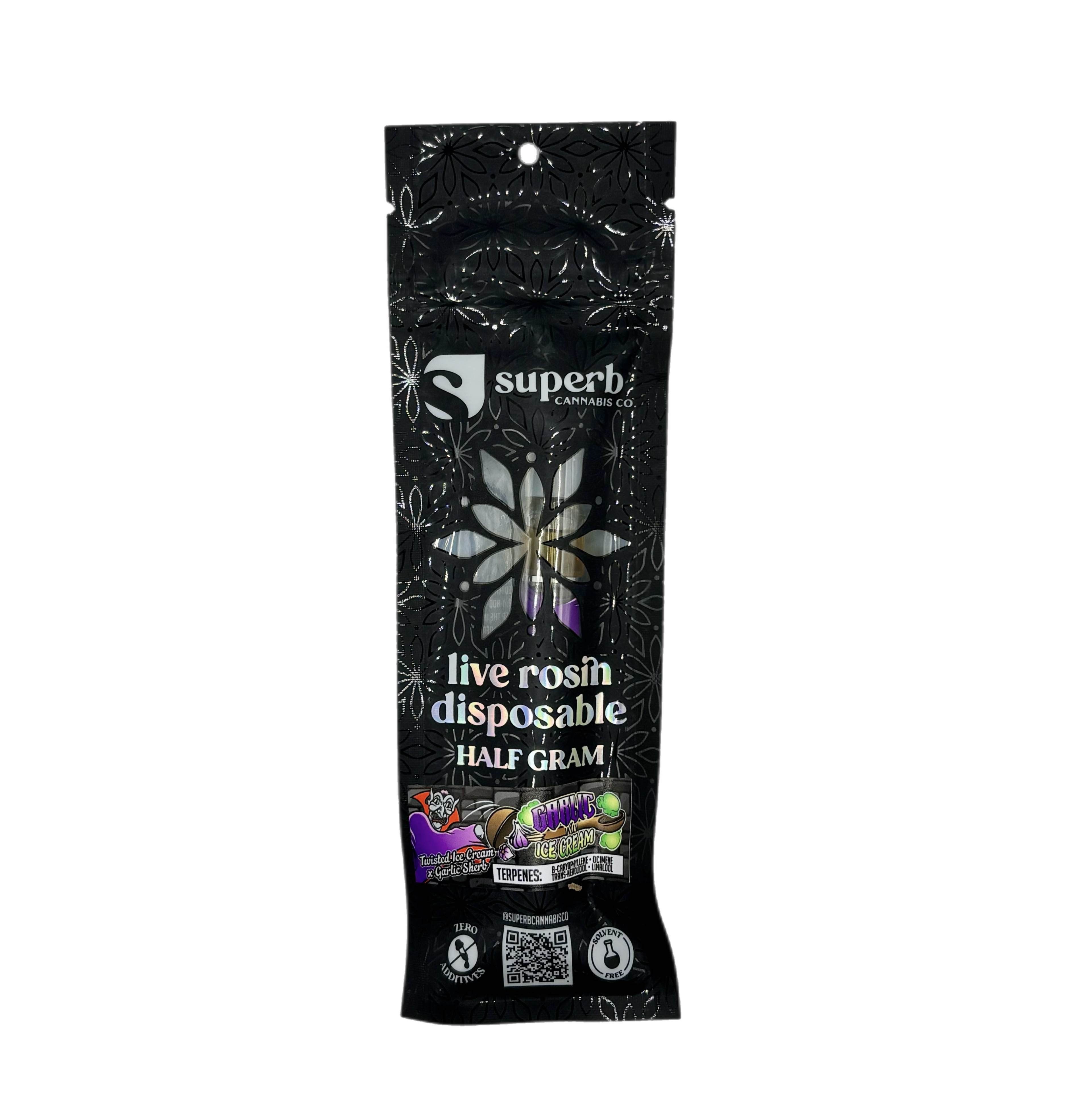 Superb Cannabis | Garlic Ice Cream | Top Tier Live Rosin AIO