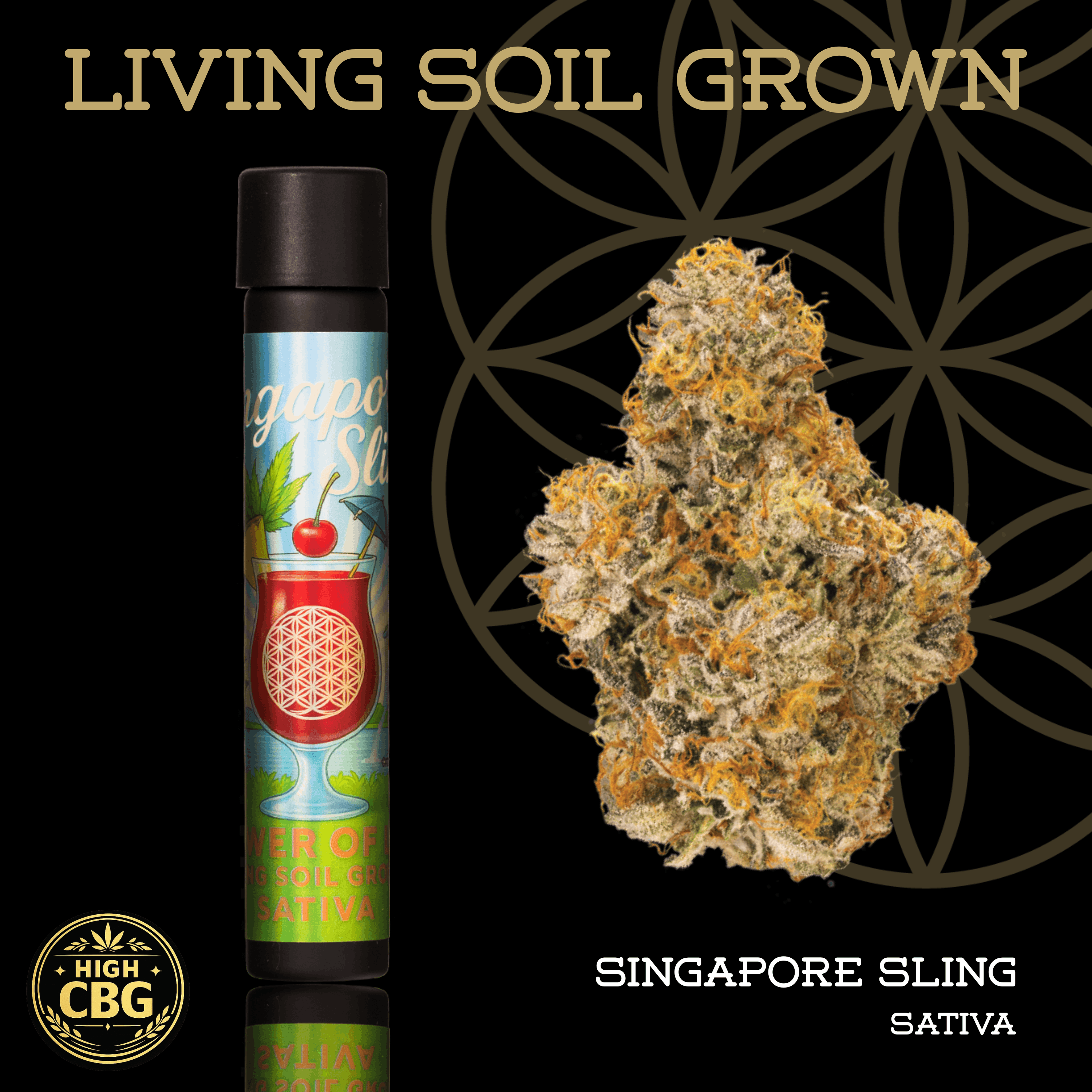 Singapore Sling | Pre-Roll | 1g | Living Soil
