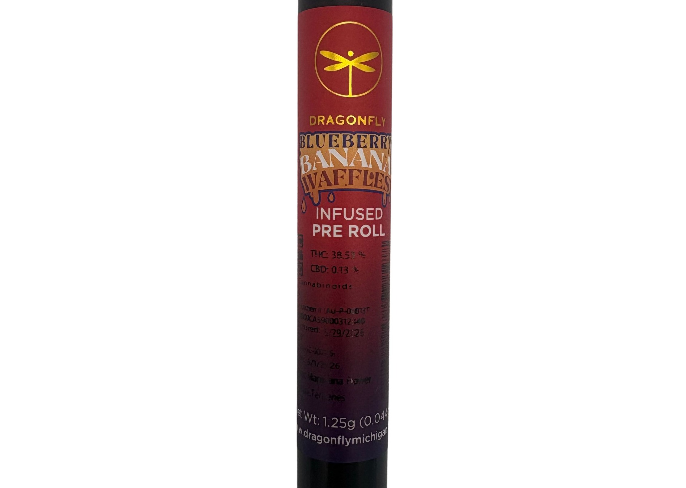 DragonFly | Blueberry Banana Waffle 1.25g Infused Preroll