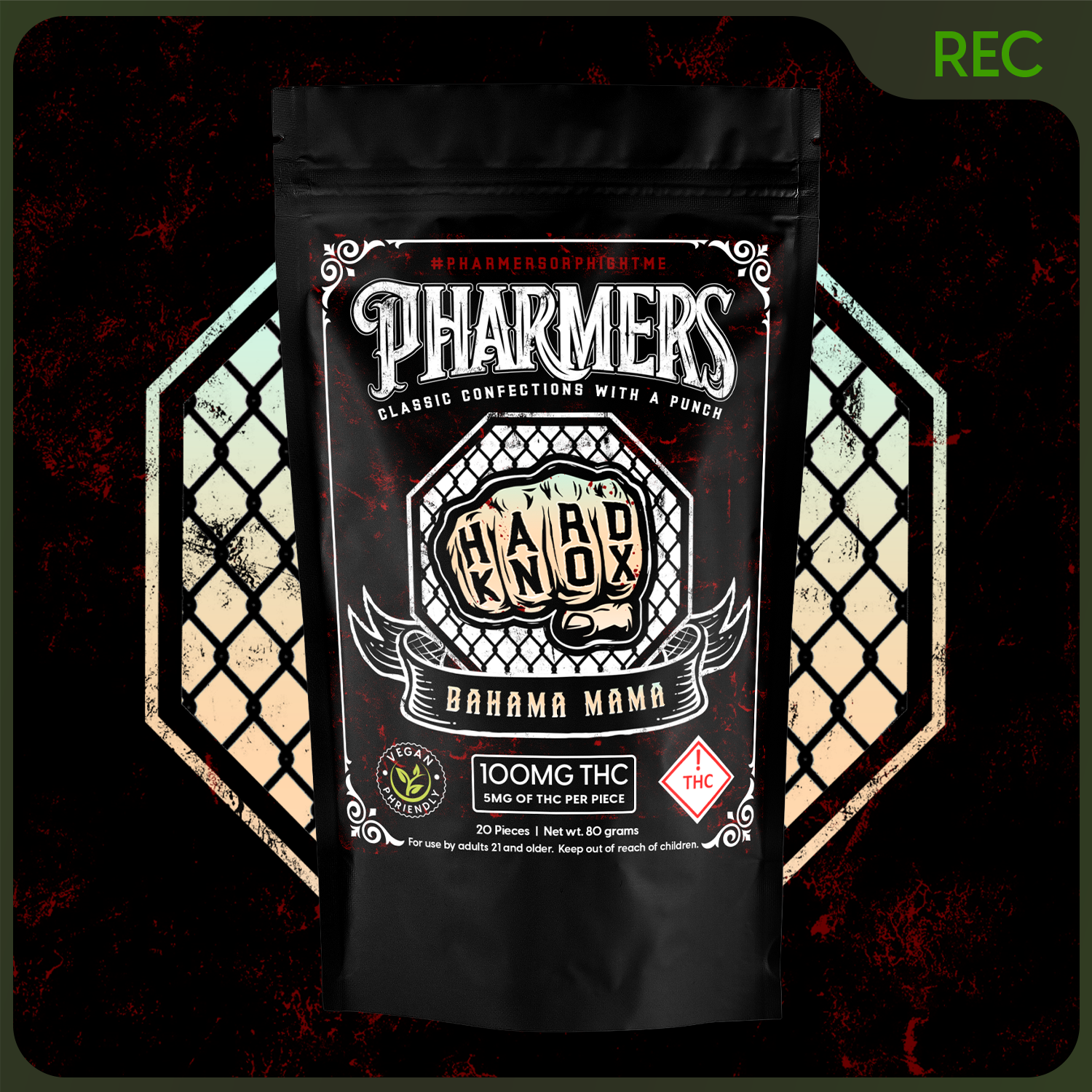 Hard Knox Bahama Mama Hard Candy-100mg