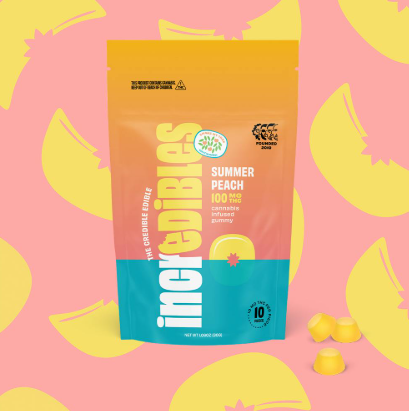INCREDIBLES Chews 100mg: Summer Peach 10pk