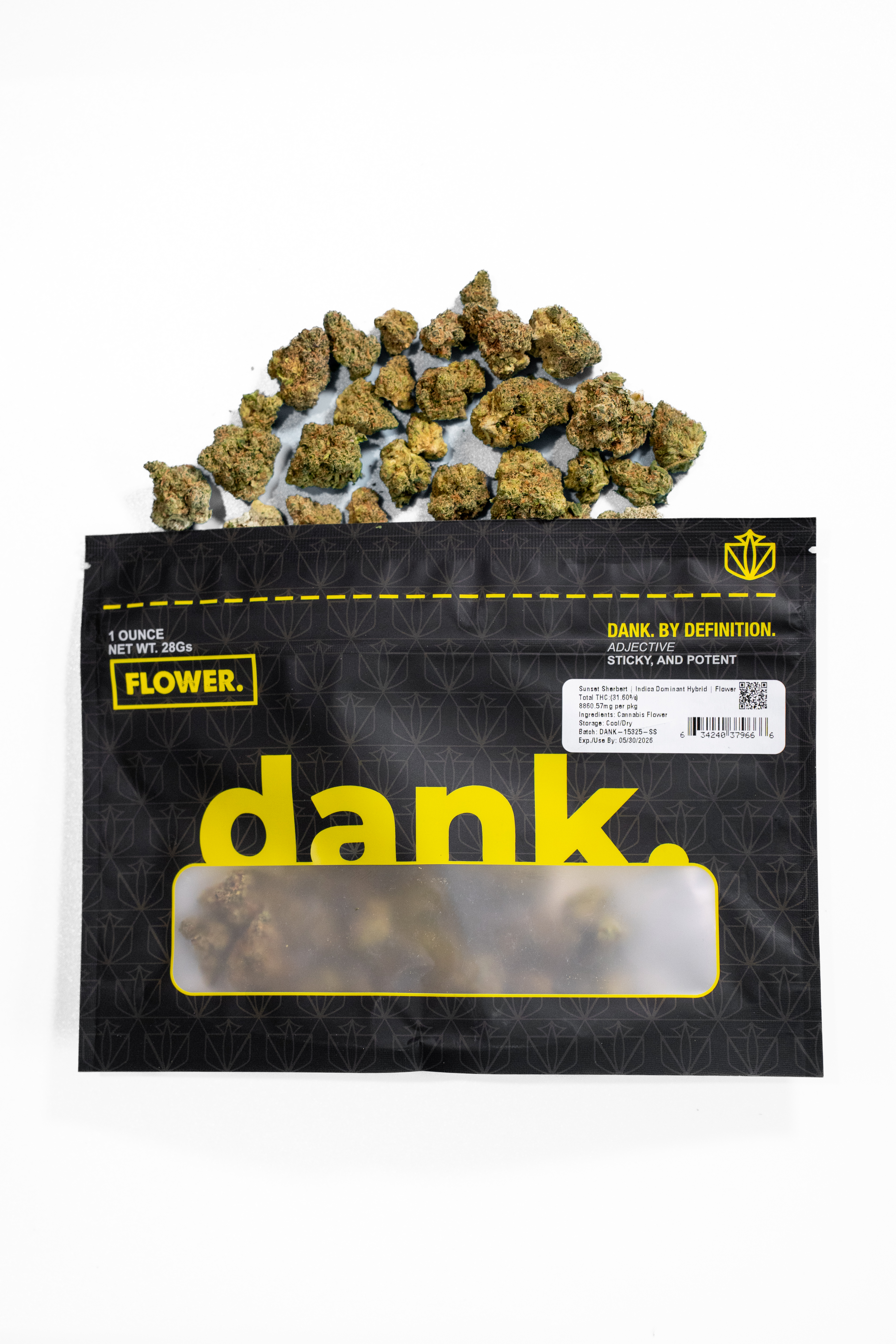 Dank | Sunset Sherbert | Indoor Flower | 28g