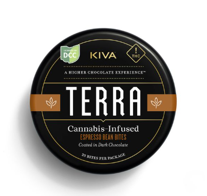 Terra | Dark Chocolate Espresso Beans 20pc | 100mg