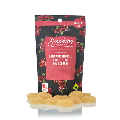 Sour Cherry | Gummies | 10 Pack | 100MG THC, 50MG THCV