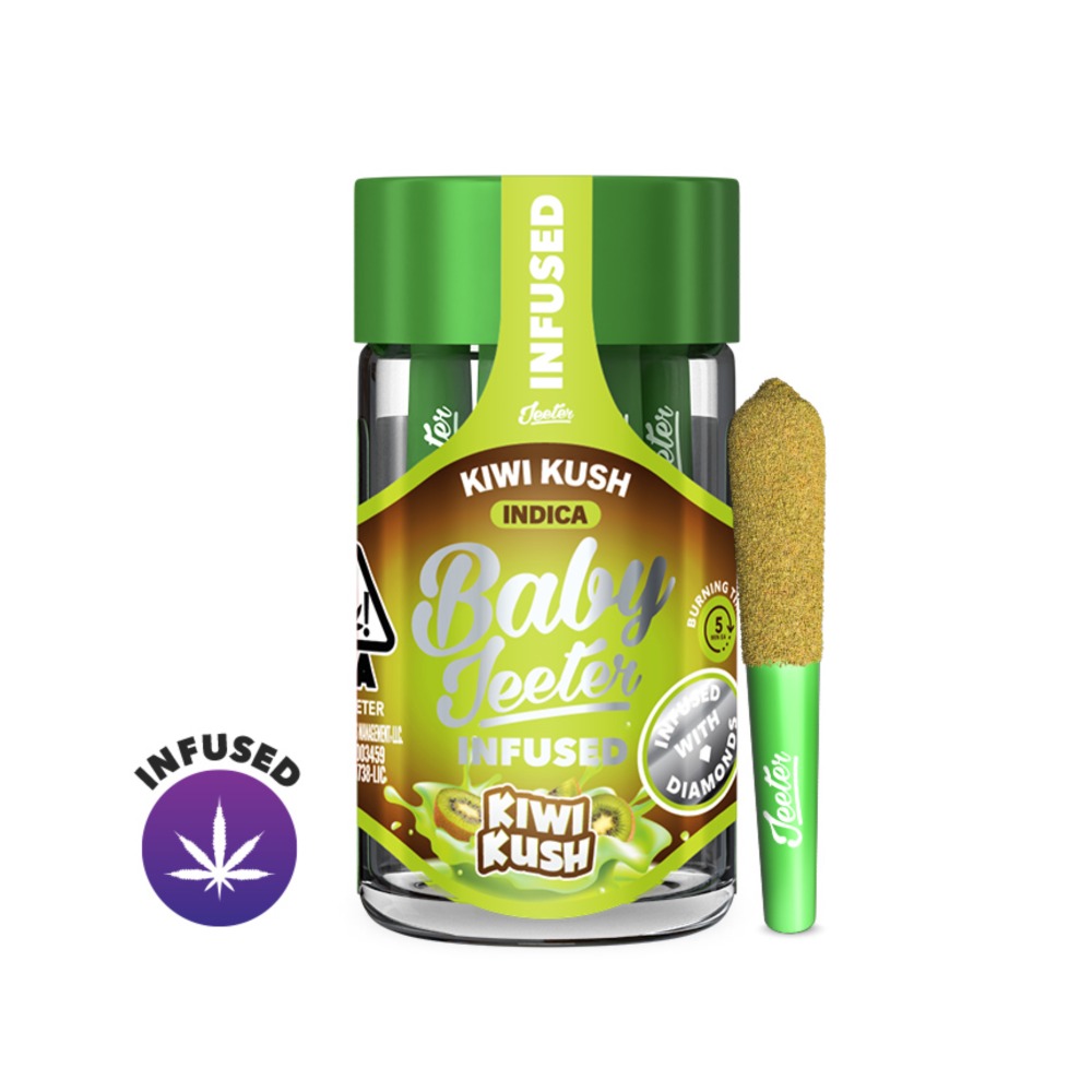Jeeter - .5g Pre Roll - 5pk Baby Jeeter Kiwi Kush Indica