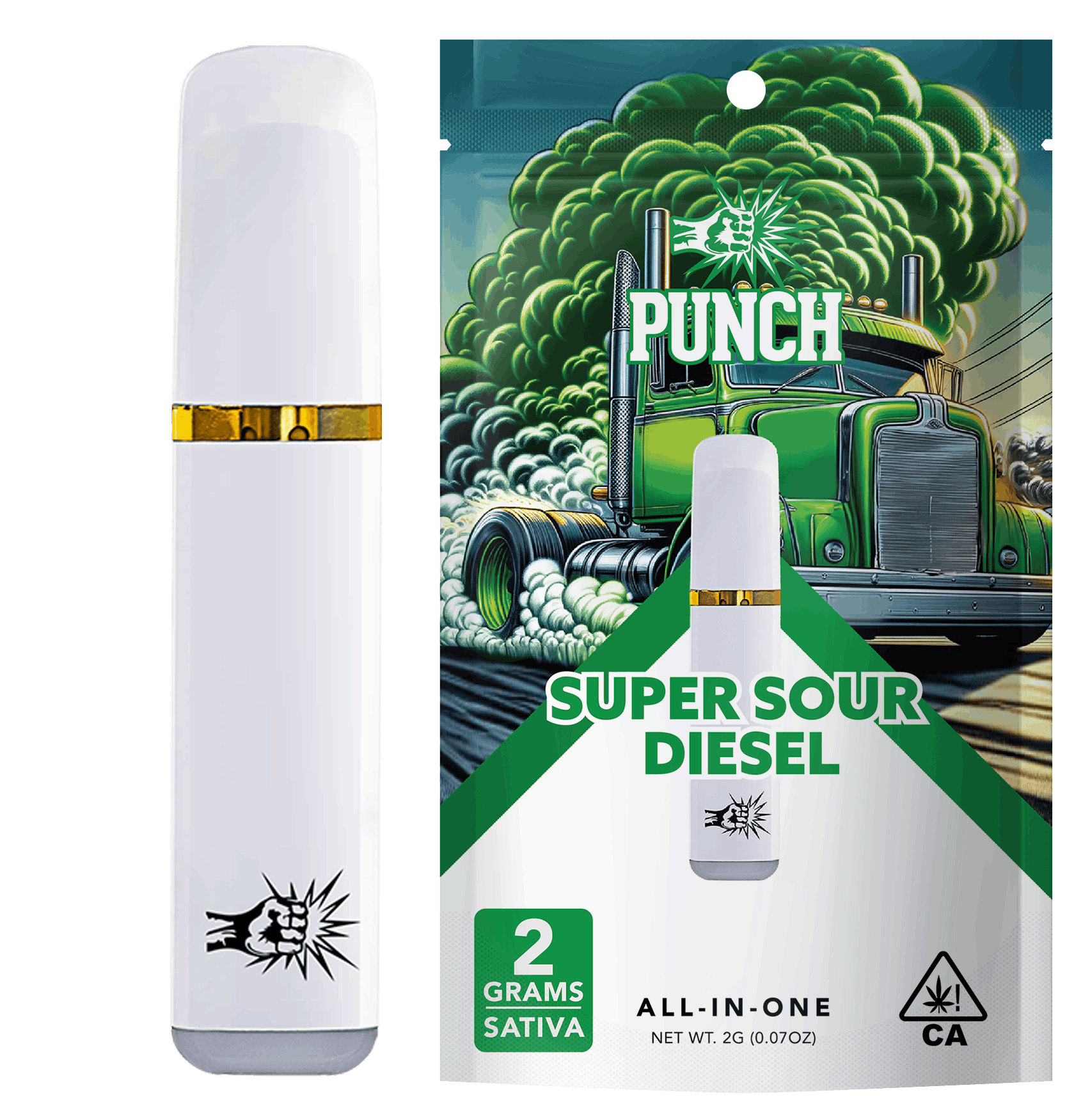 2g Super Sour Diesel All-in-One
