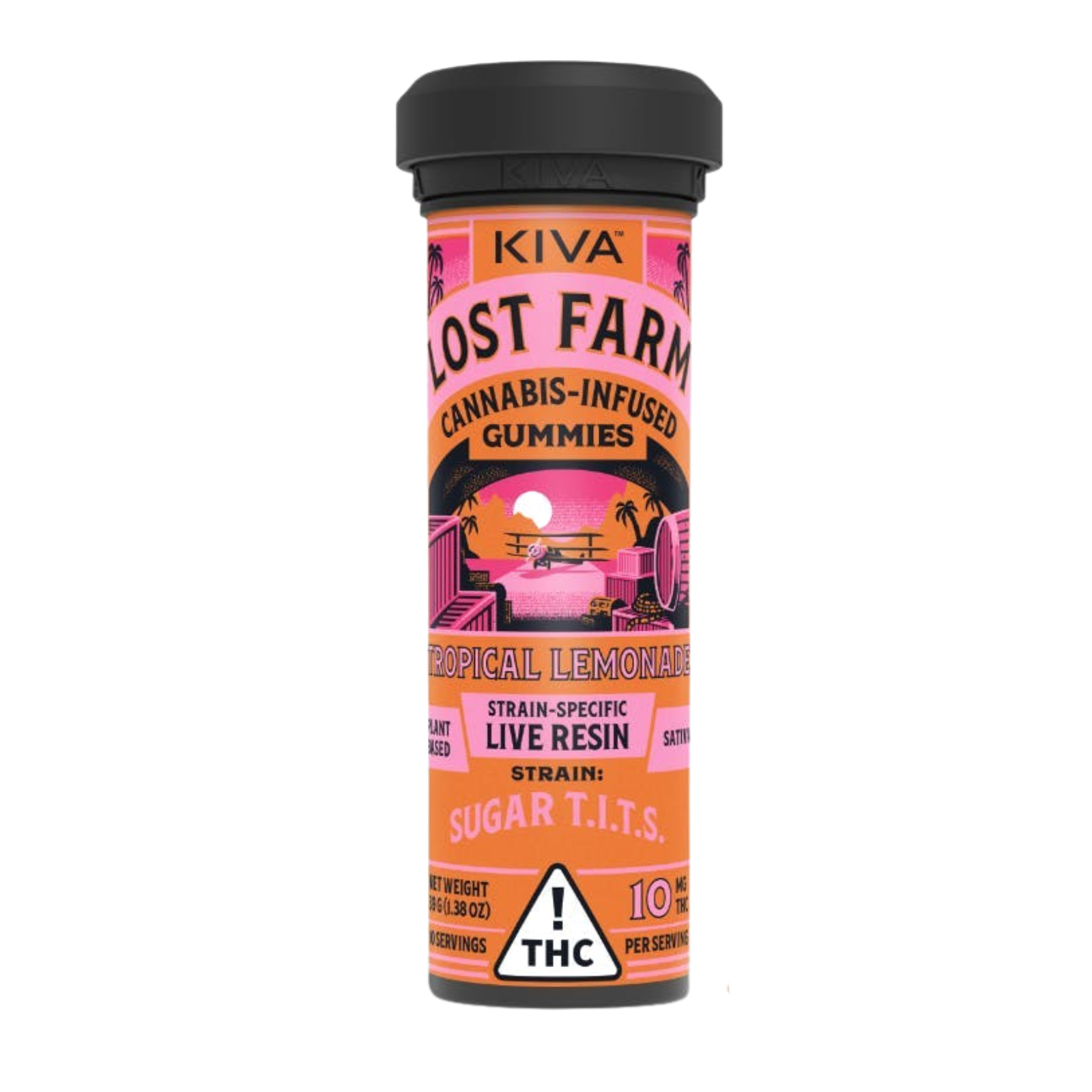 Kiva Lost Farm Strawberry Lemonade 100mg LR Gummy