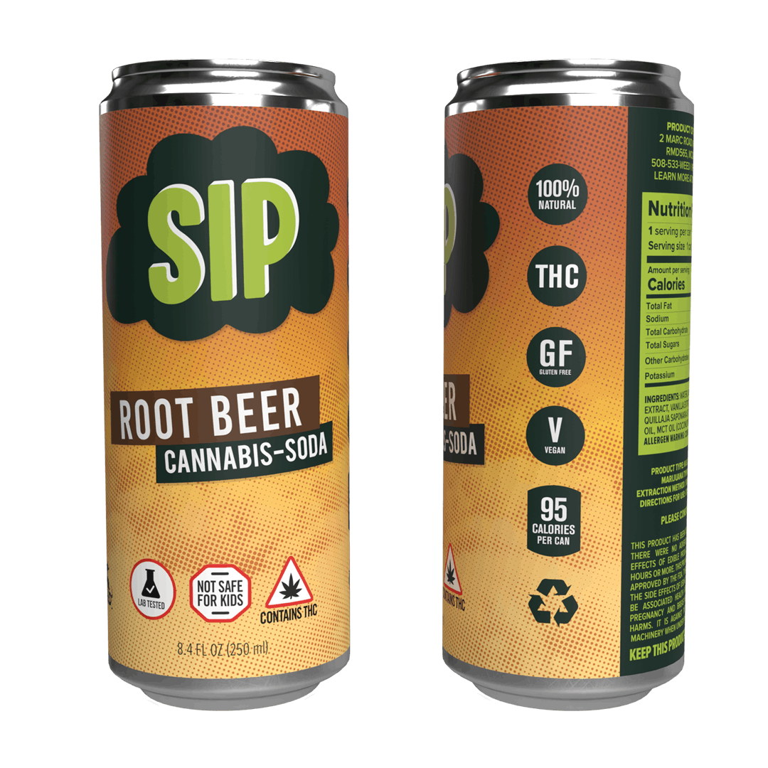 5mg SIP Soda Single - Root Beer