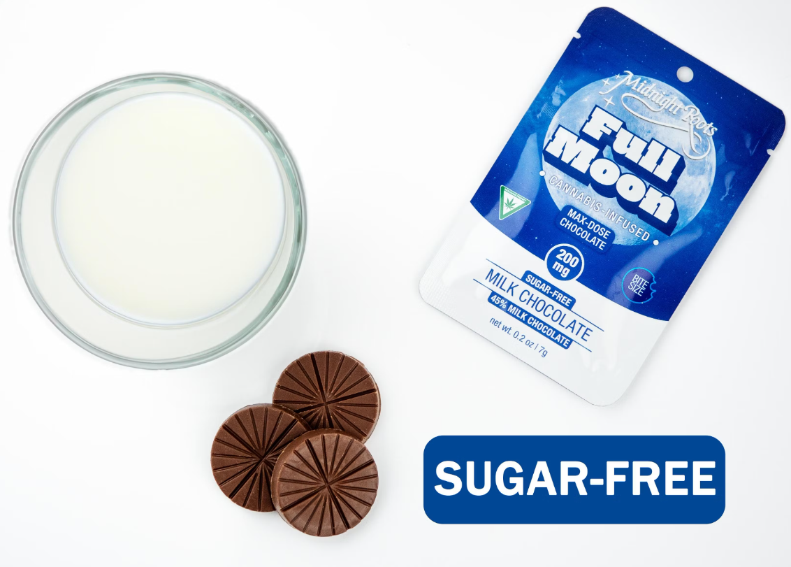 Midnight Roots | Full Moon | Sugar Free Milk Chocolate | 200MG