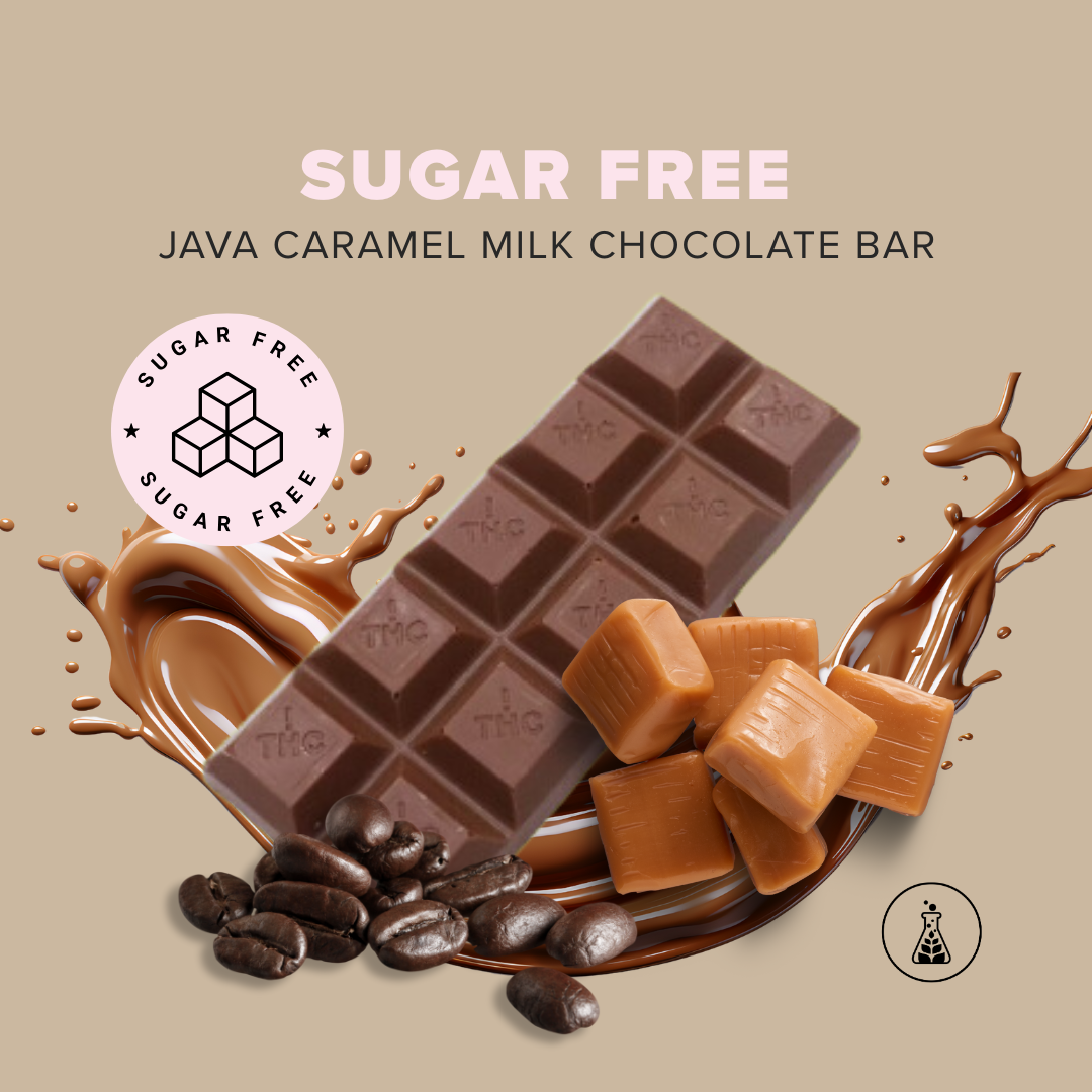 Full Spectrum Sugar Free Java Caramel Milk Chocolate Bar 100mg