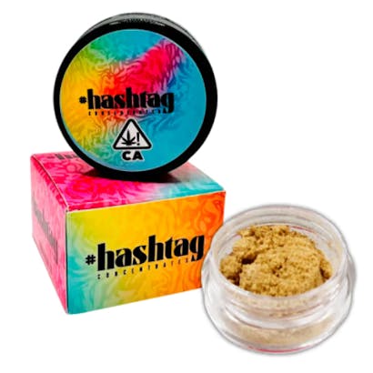 Hashtag- Wax Blackberry Kush Indica Sieved Hash 1g