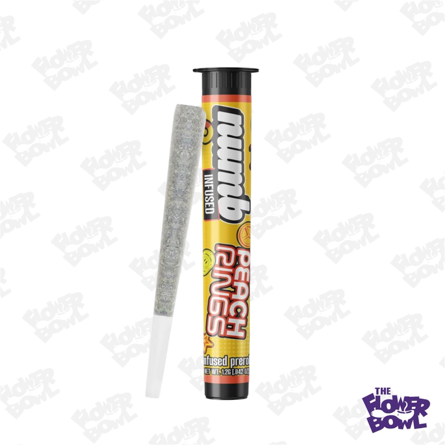Numb: Peach Rings 1.25g Infused Preroll