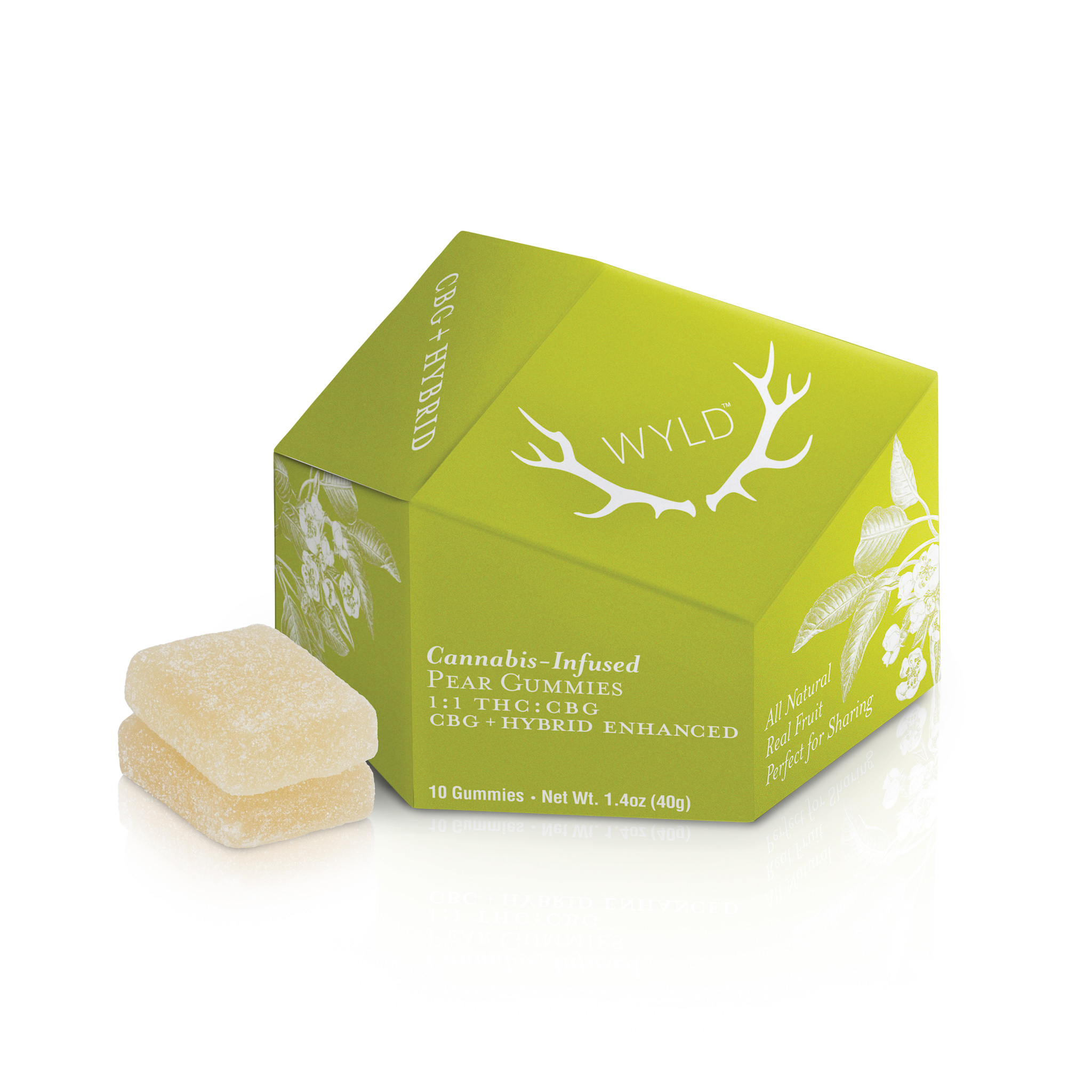 GUMMY PEAR 1:1 (H) [10PK] 100MG