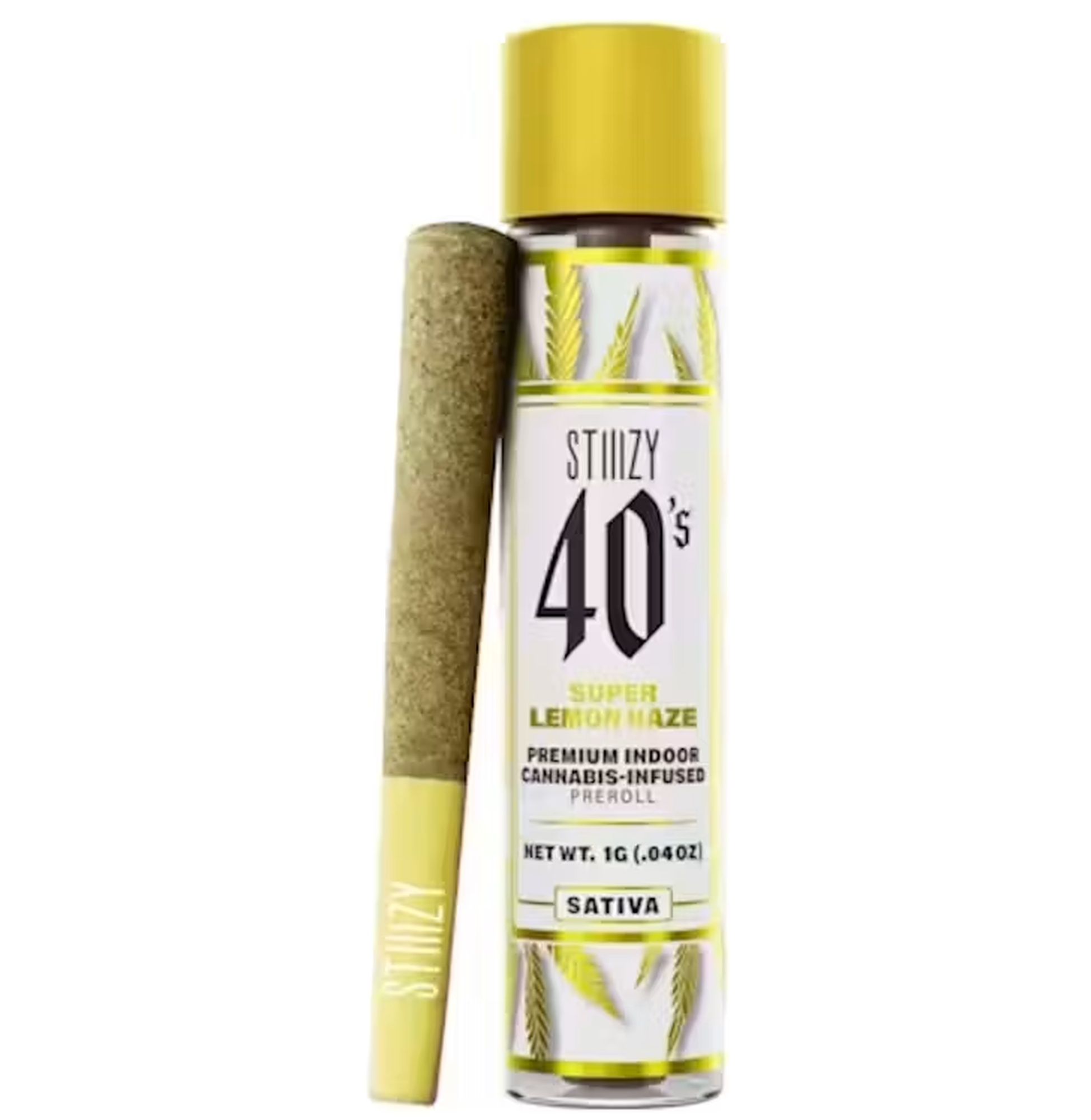 STIIIZY | Super Lemon Haze | 40s Infused Pre-roll | Sativa | 1g