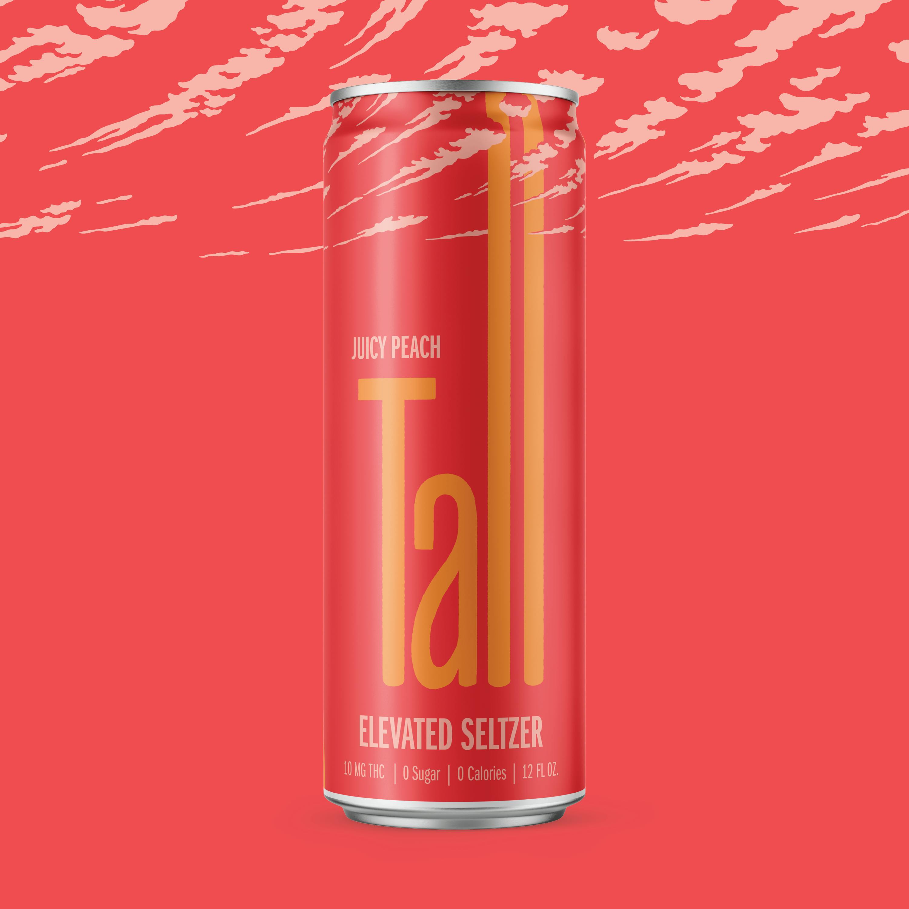 Tall Seltzer JuicyPeach 10mg