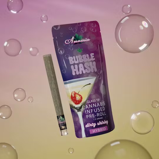 Amnesia: Dirty Shirley 1.3G Bubble Hash Preroll