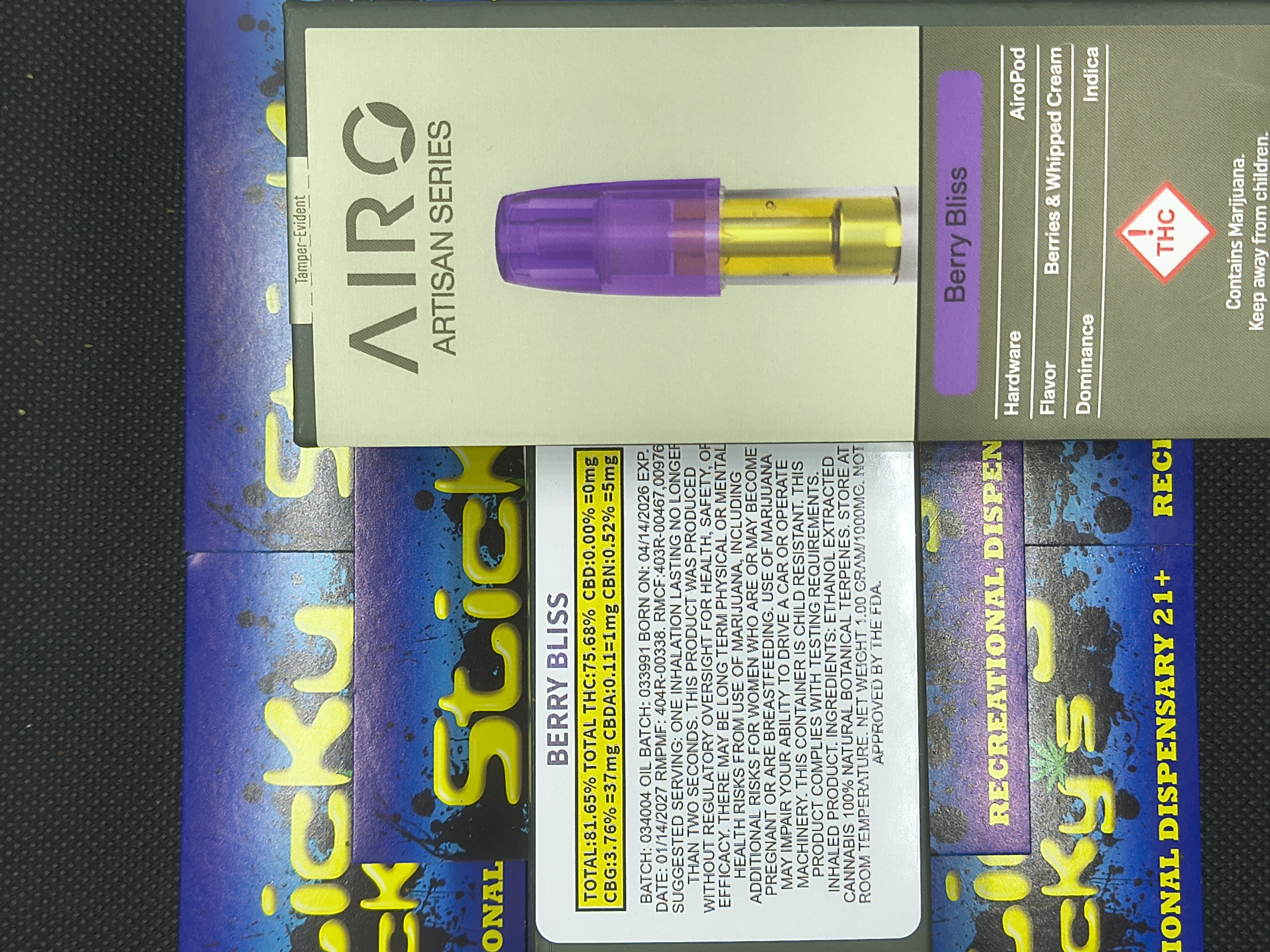 Berry Bliss Artisan Series Cartridge | 1g