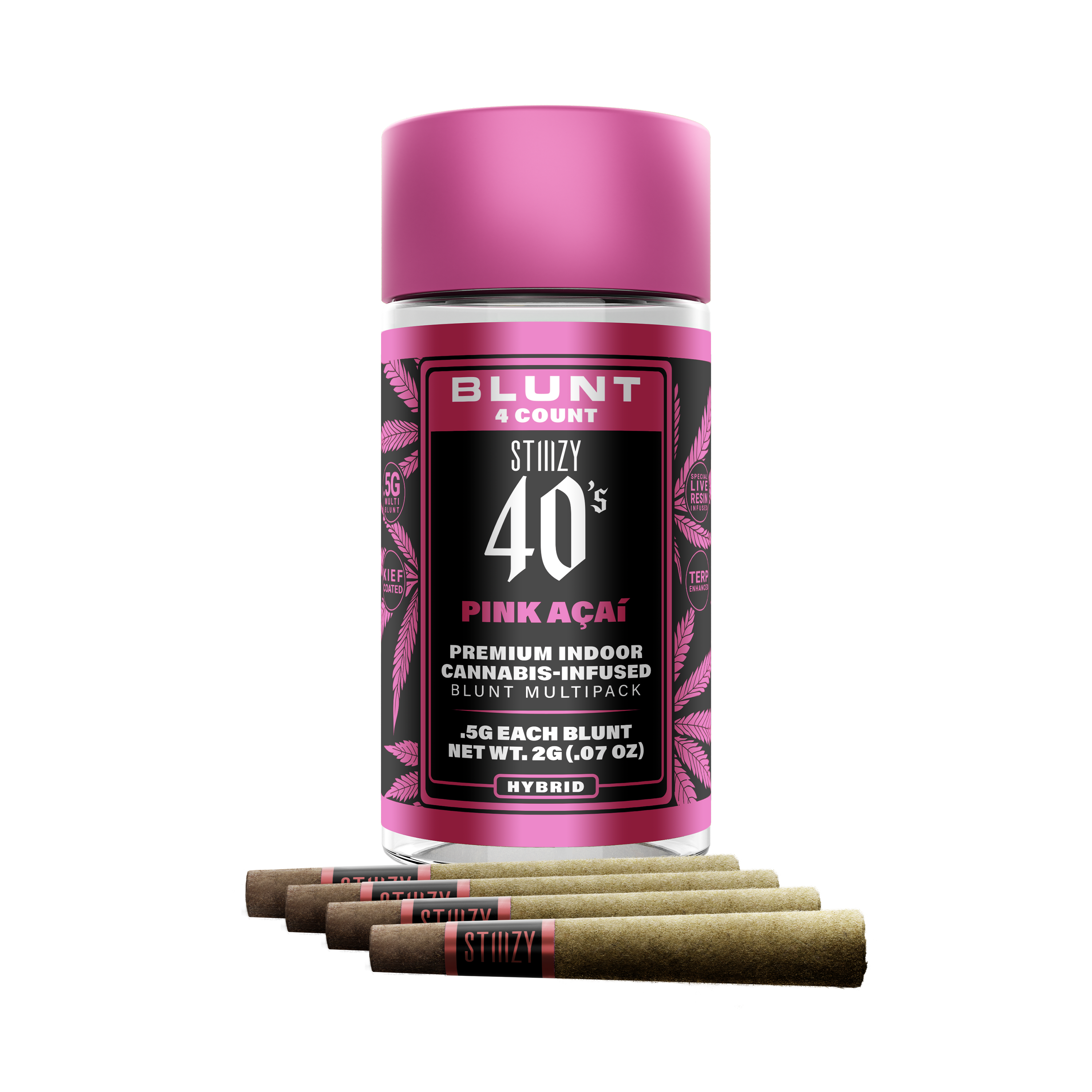 Pink Acai 40s Infused Blunt 4pk