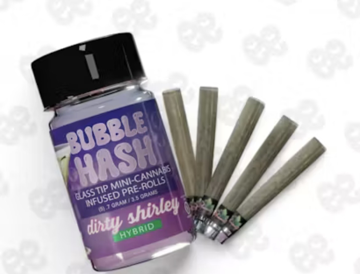Amnesia Bubble Hash Infused Preroll 5pk - Dirty Shirley