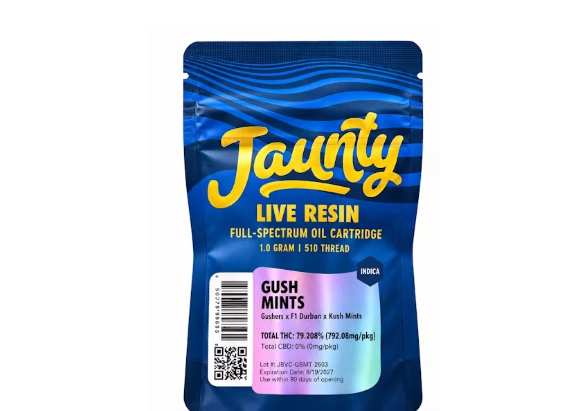 Jaunty - Gush Mints Live Resin Cart - 1g