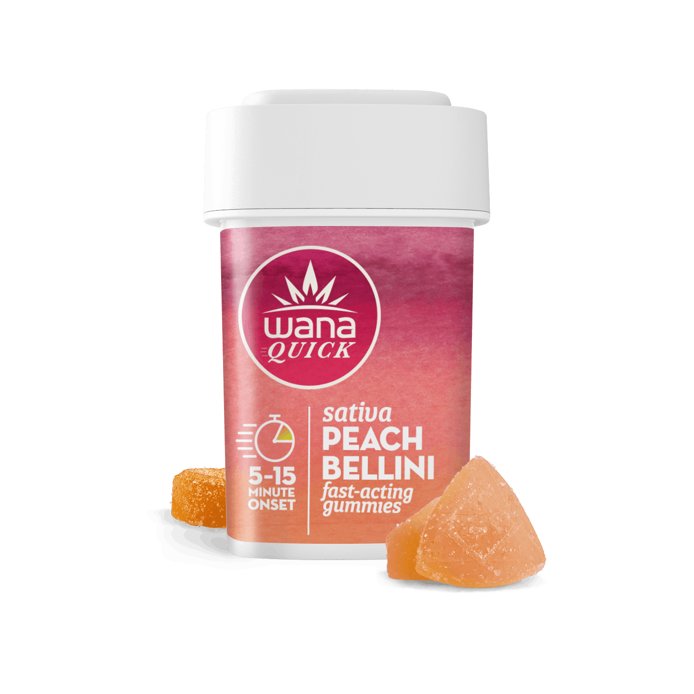 Wana - Quick Peach Bellini - 10pk/100mg