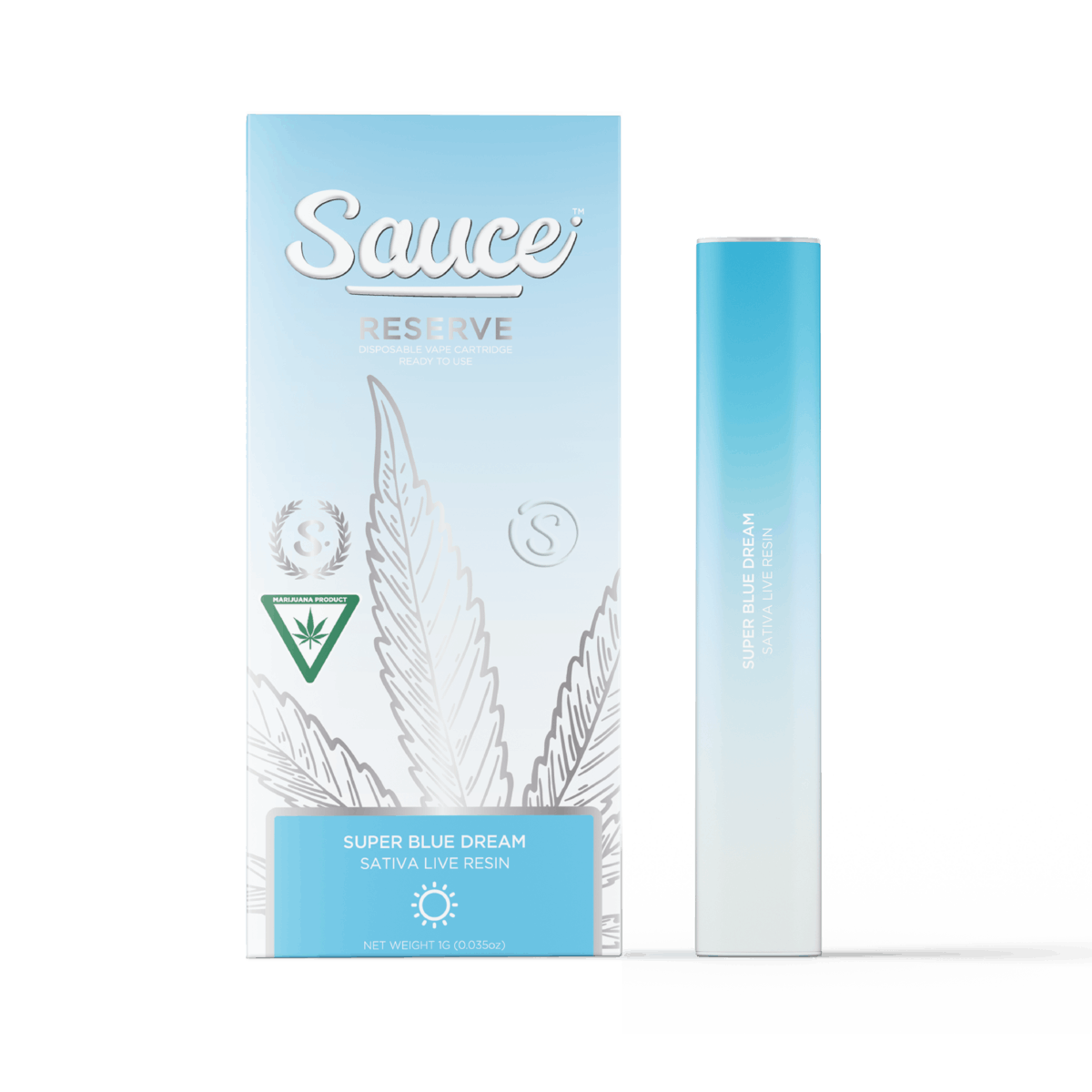 SAUCE RESERVE | SUPER BLUE DREAM LIVE RESIN DISPOSABLE VAPE
