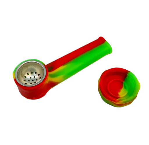 $5.00 Silicone Pipe W/ Metal