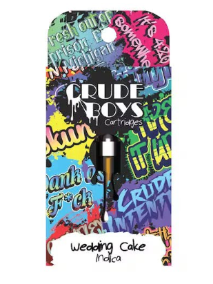 Crude Boys | Wedding Cake Distillate Cartridge | 1g