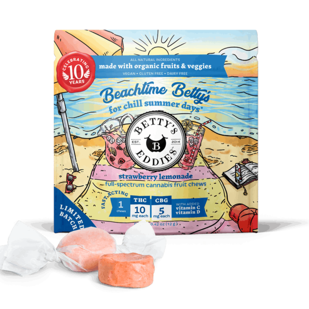 Betty's Eddies | Strawberry Lemonade - Fruit Chews | 10mg 2pk