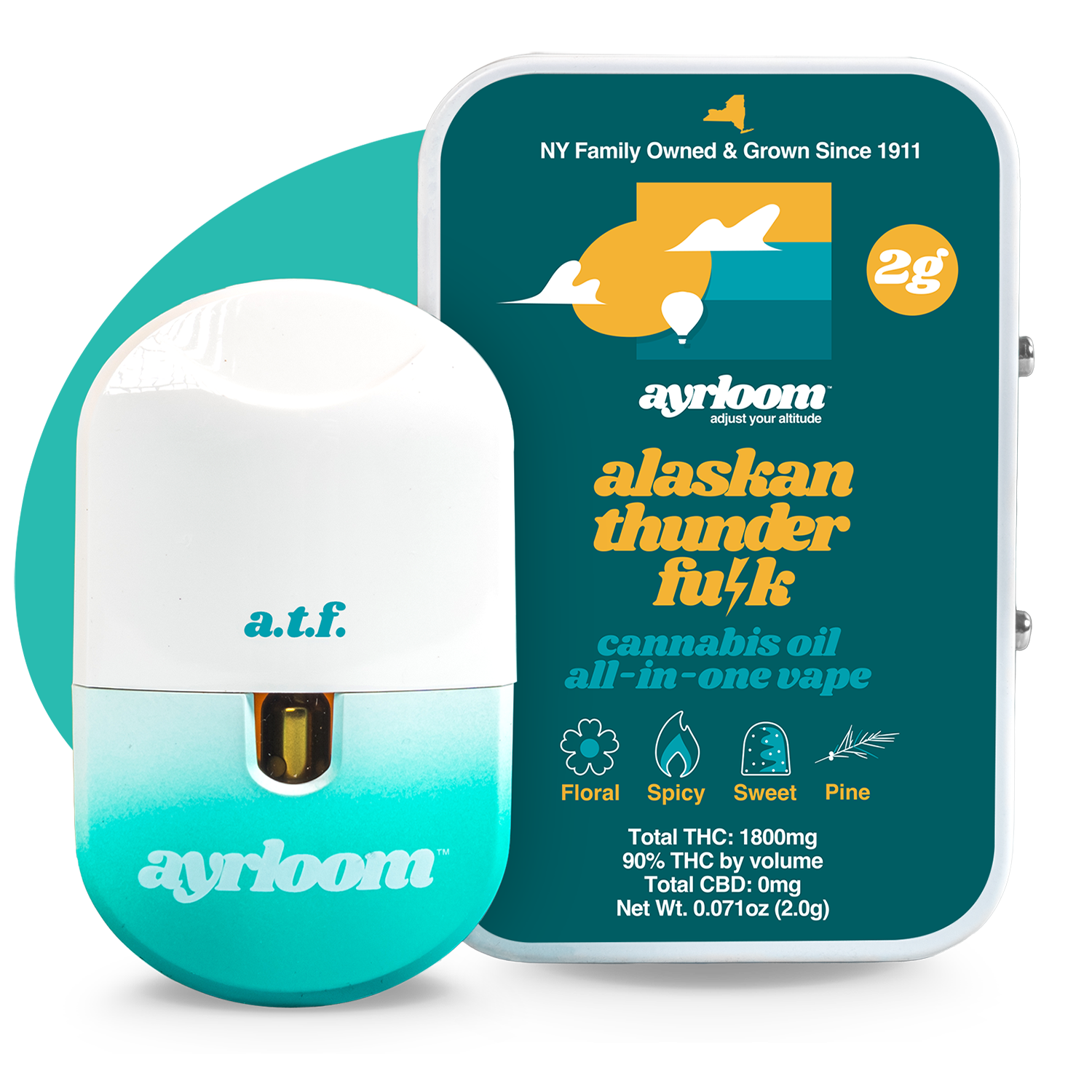 ayrloom | Alaskan Thunder Fuck | AIO | 2g by ayrloom - vapes cannabis product