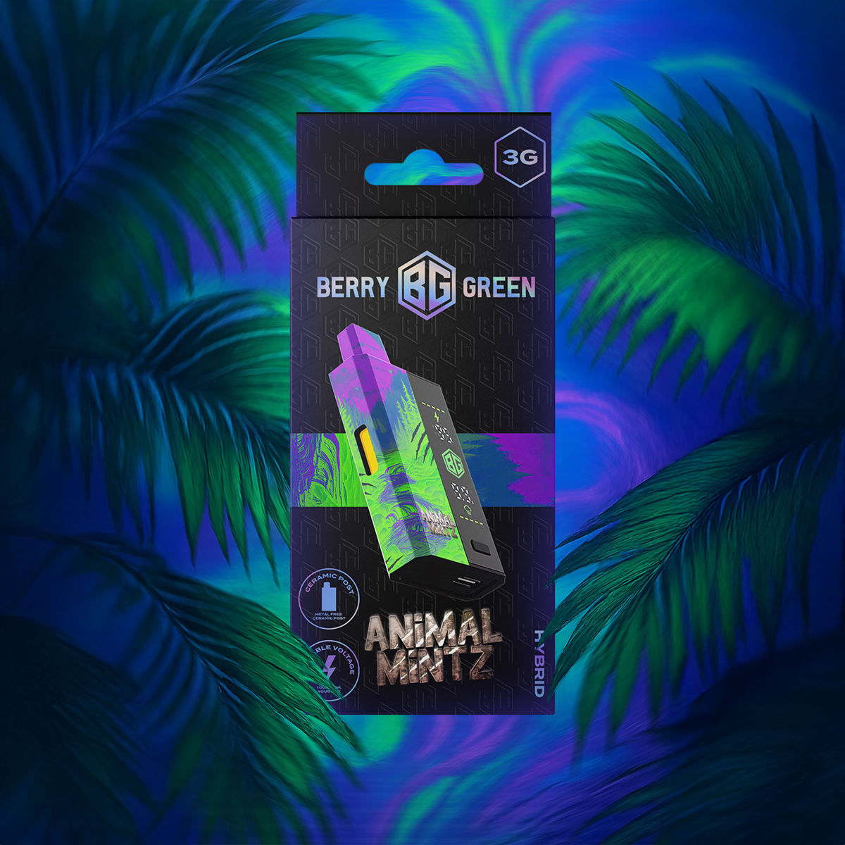 BERRY GREEN - ANIMAL MINTZ - DISPOSABLE