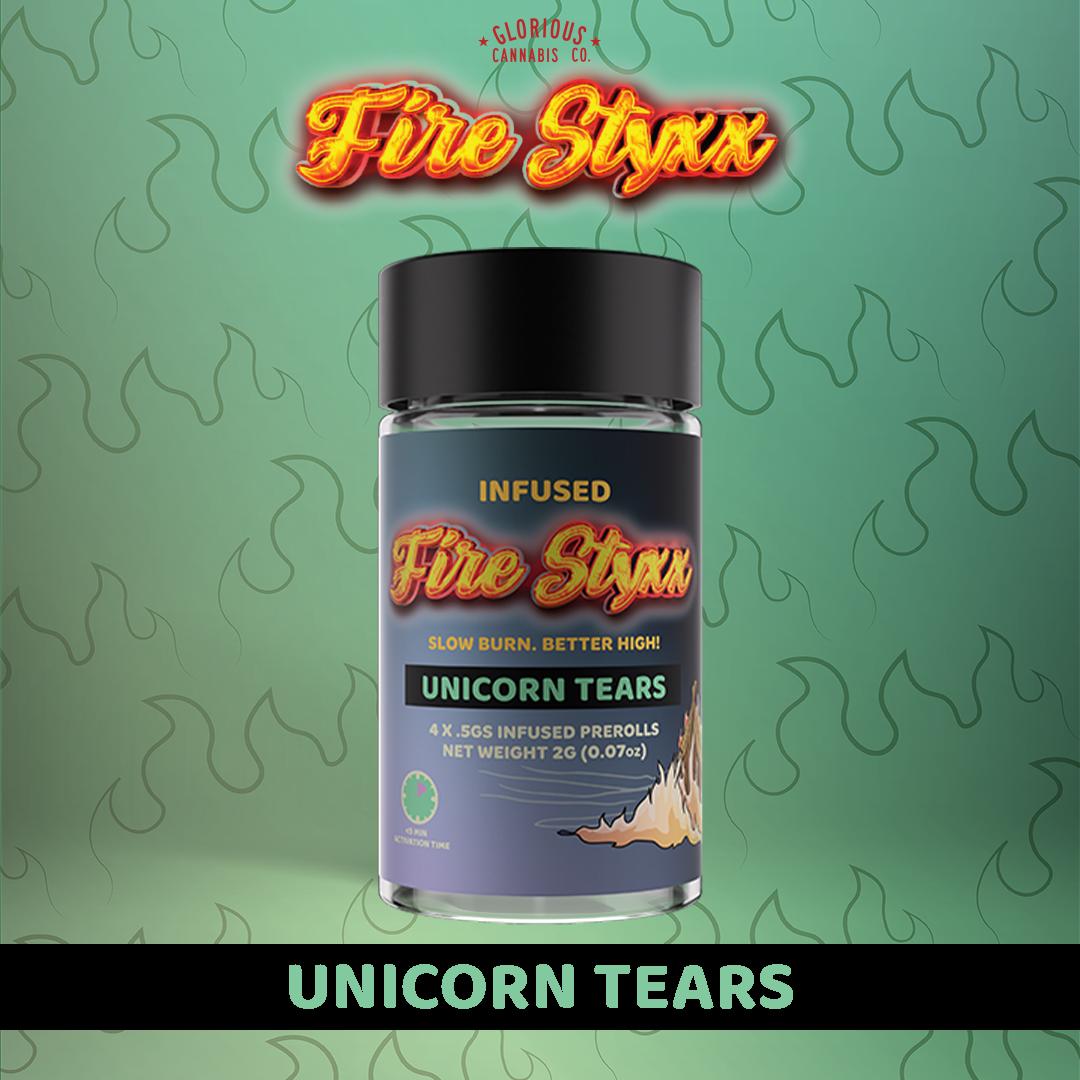 Fire Styxx - Infused Pre-roll 0.5g - 4pk - Unicorn Tears