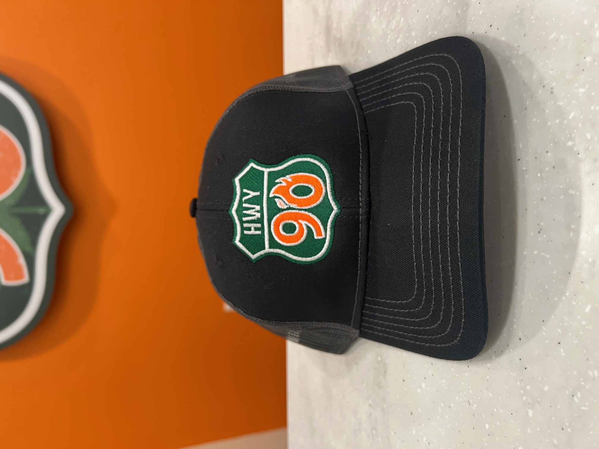 Highway 90 Trucker Cap (White&Grey)