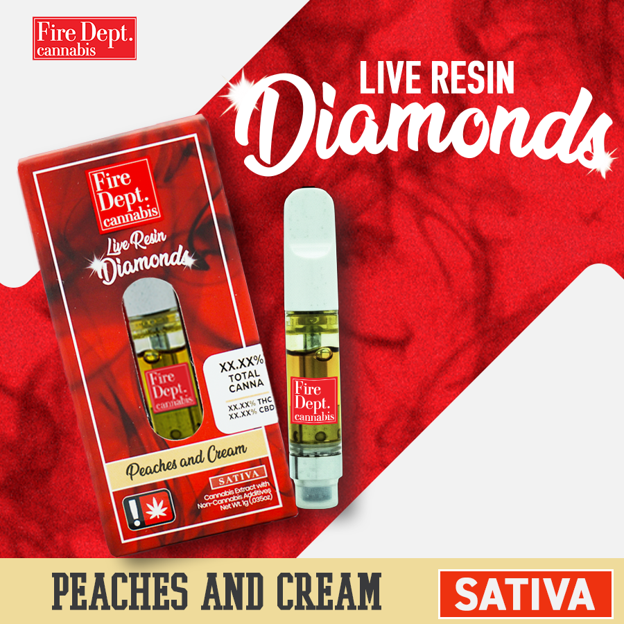 Fire Dept. Cannabis: Peaches And Cream Flavored - - Fire Dept