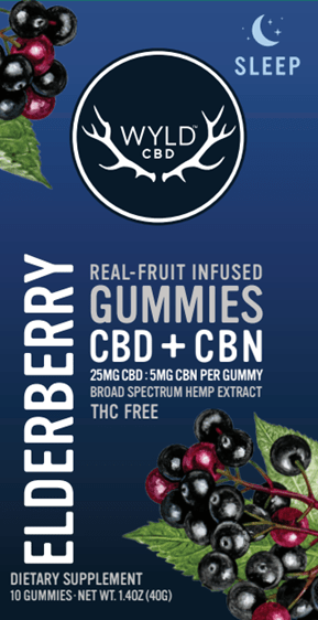 Elderberry | 5:1 CBD CBN | 10 x 30 mg | No THC