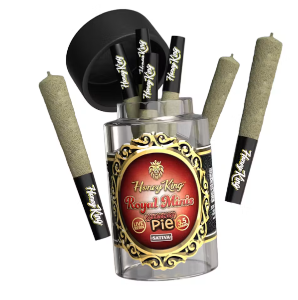Honey King | Stawberry Pie | Diamond infused Mini Pre Rolls | 7pack | 3.5g