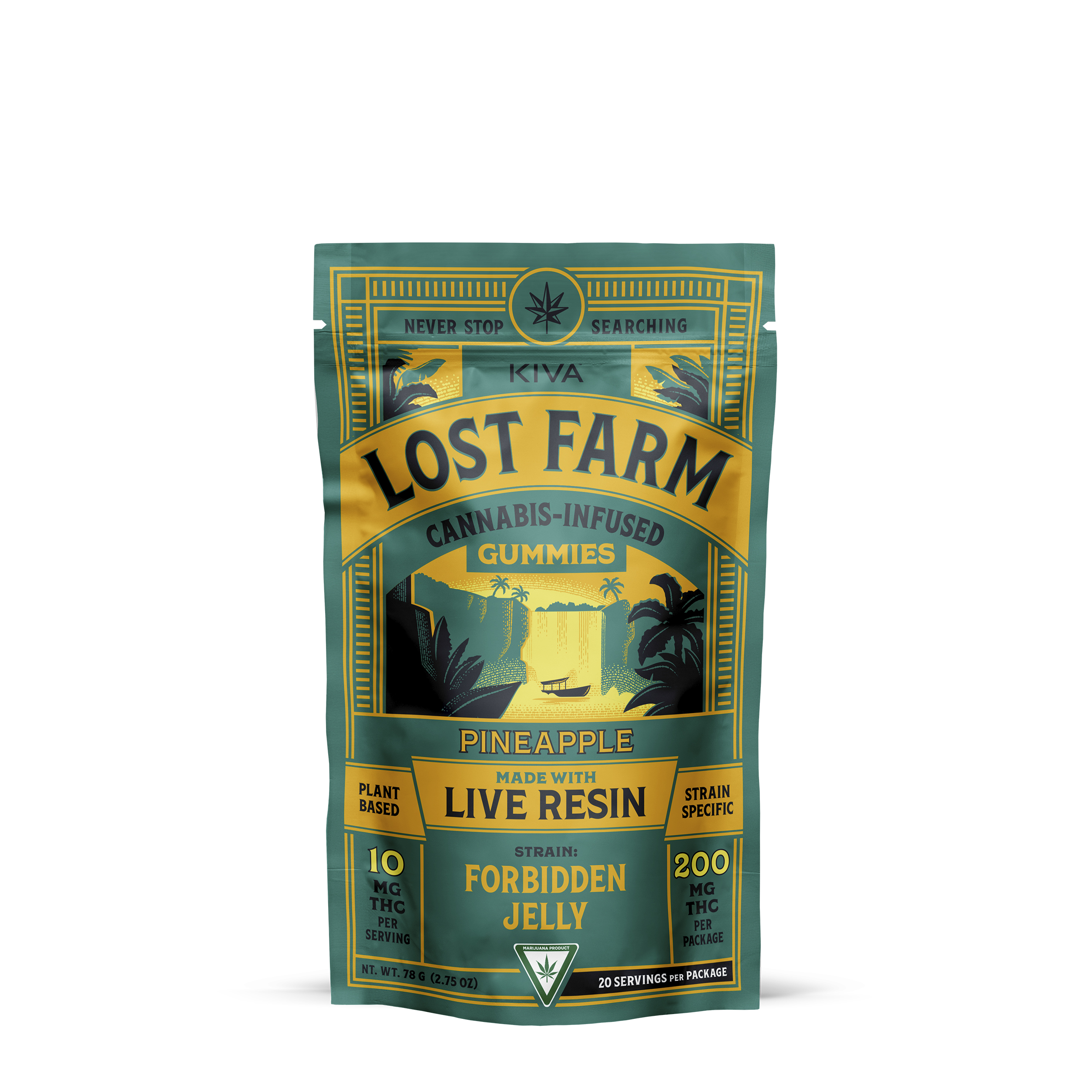 'Tropical Lemonade X Popaya' Live Rosin Gummies [20pk] (200mg THC)