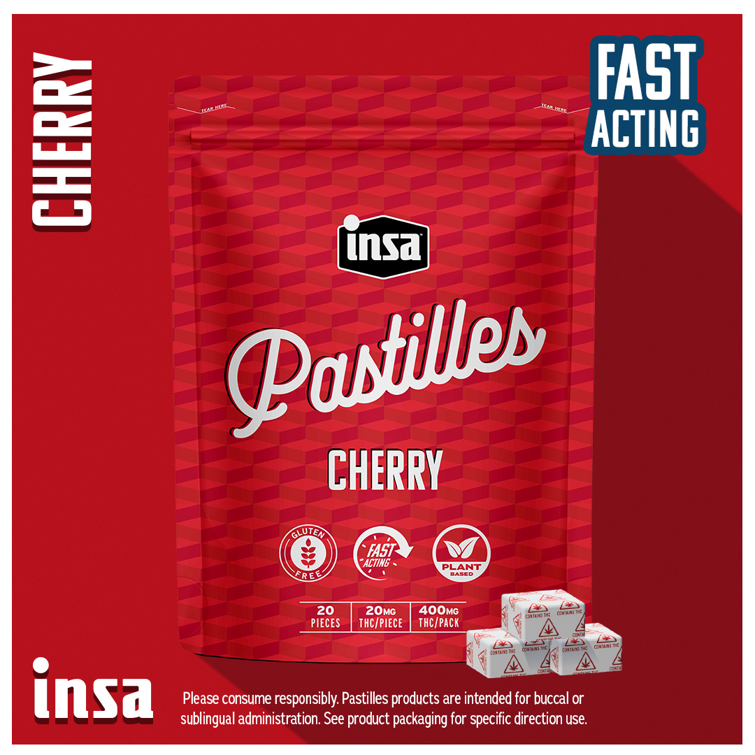Cherry Pastilles | 20mg THC 20 pack