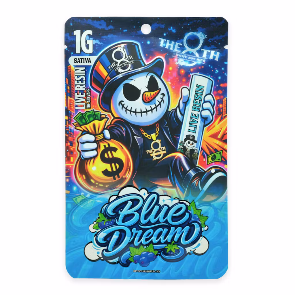 White Boy Rick Live Resin Disposable | Blue Dream