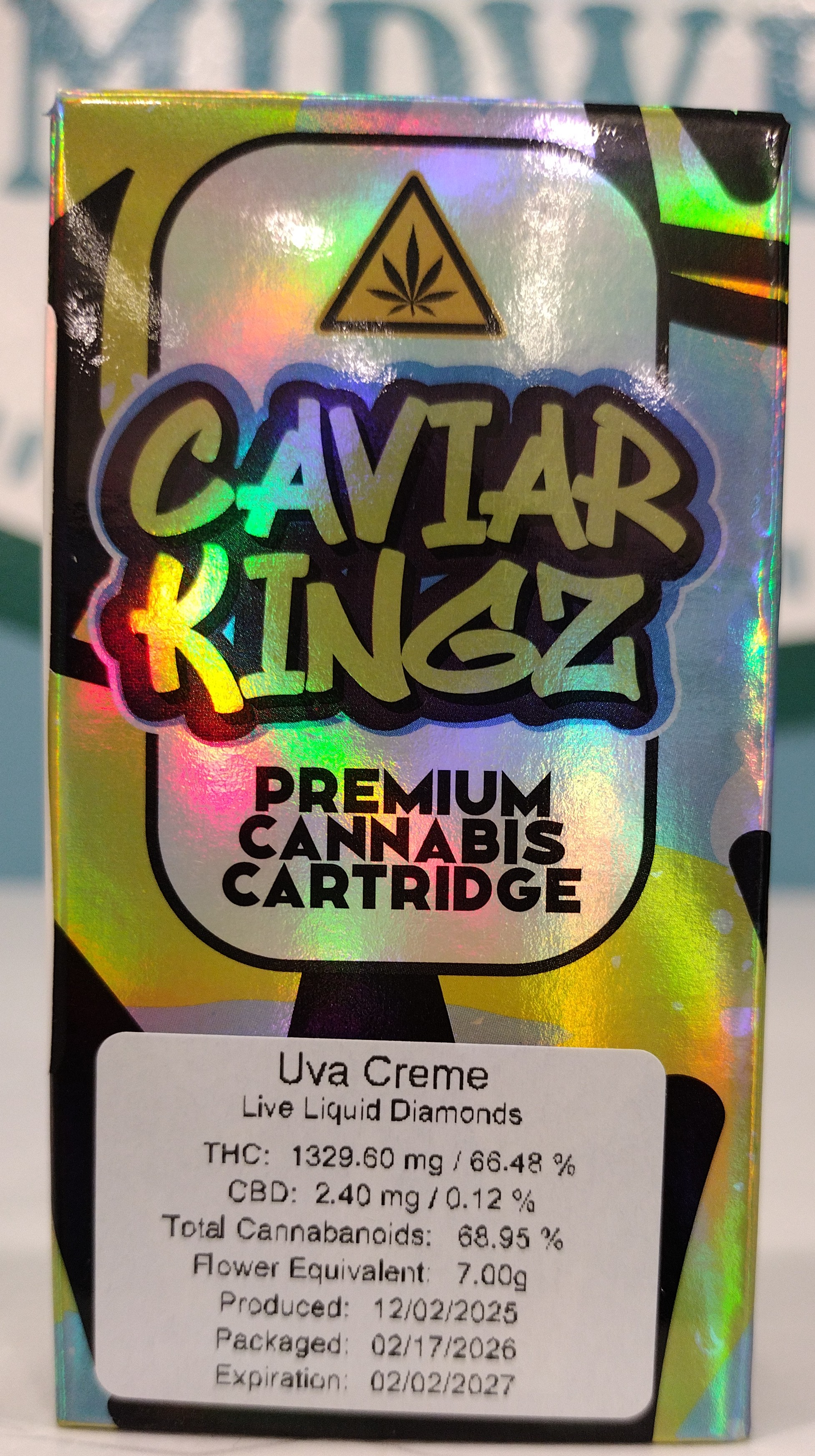 Uva Creme - 2g Live Liquid Diamond Cartridge