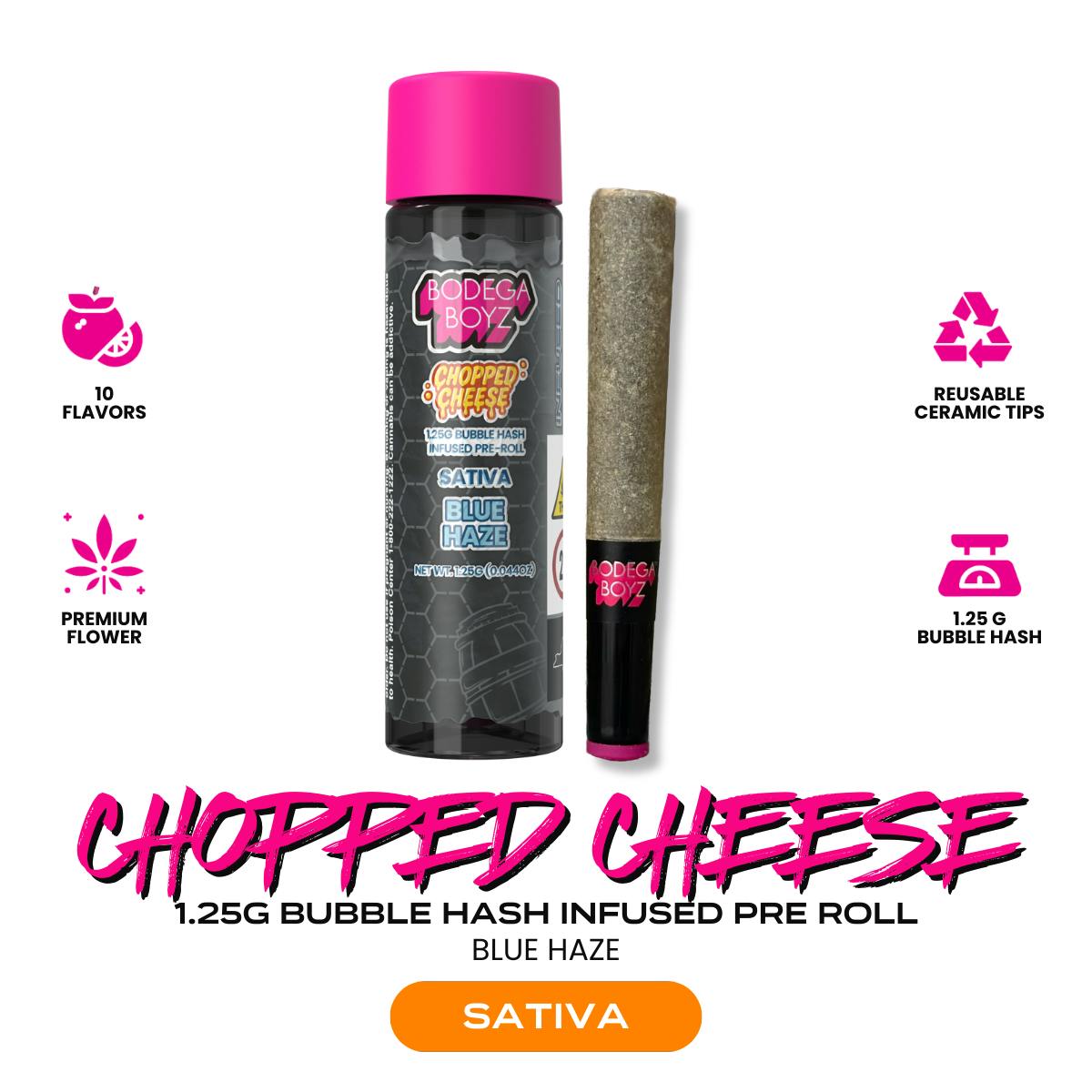 Bodega Boyz - Blue Haze Bubble Hash Infused Preroll - 1.25g