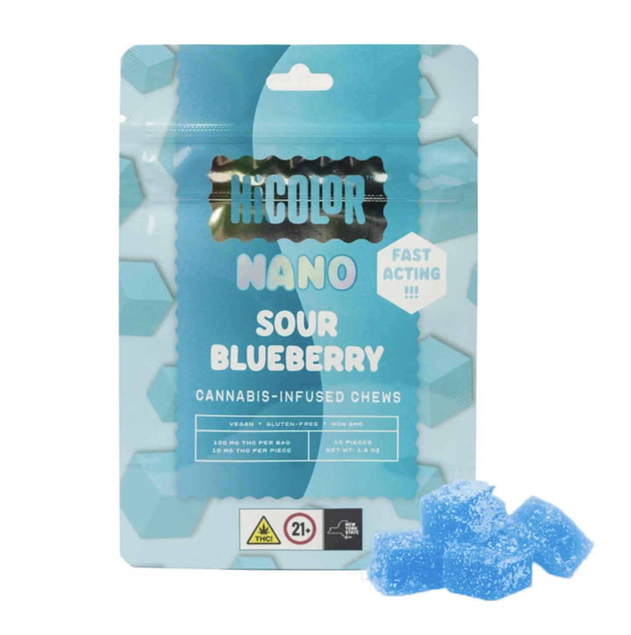 Sour Blueberry Gummies