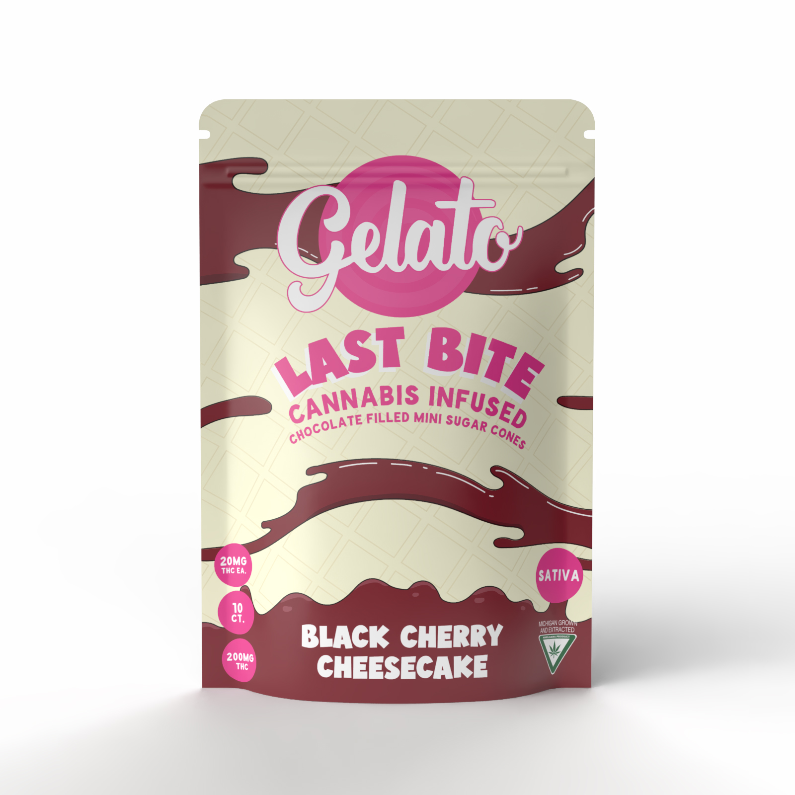 Last Bite Black Cherry Cheesecake Cones 200mg Rec