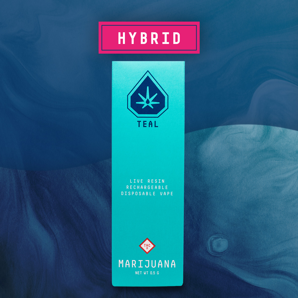 Teal Labs Dark Rainbow x Papaya Fonta Live Disposable Vape (.5g)