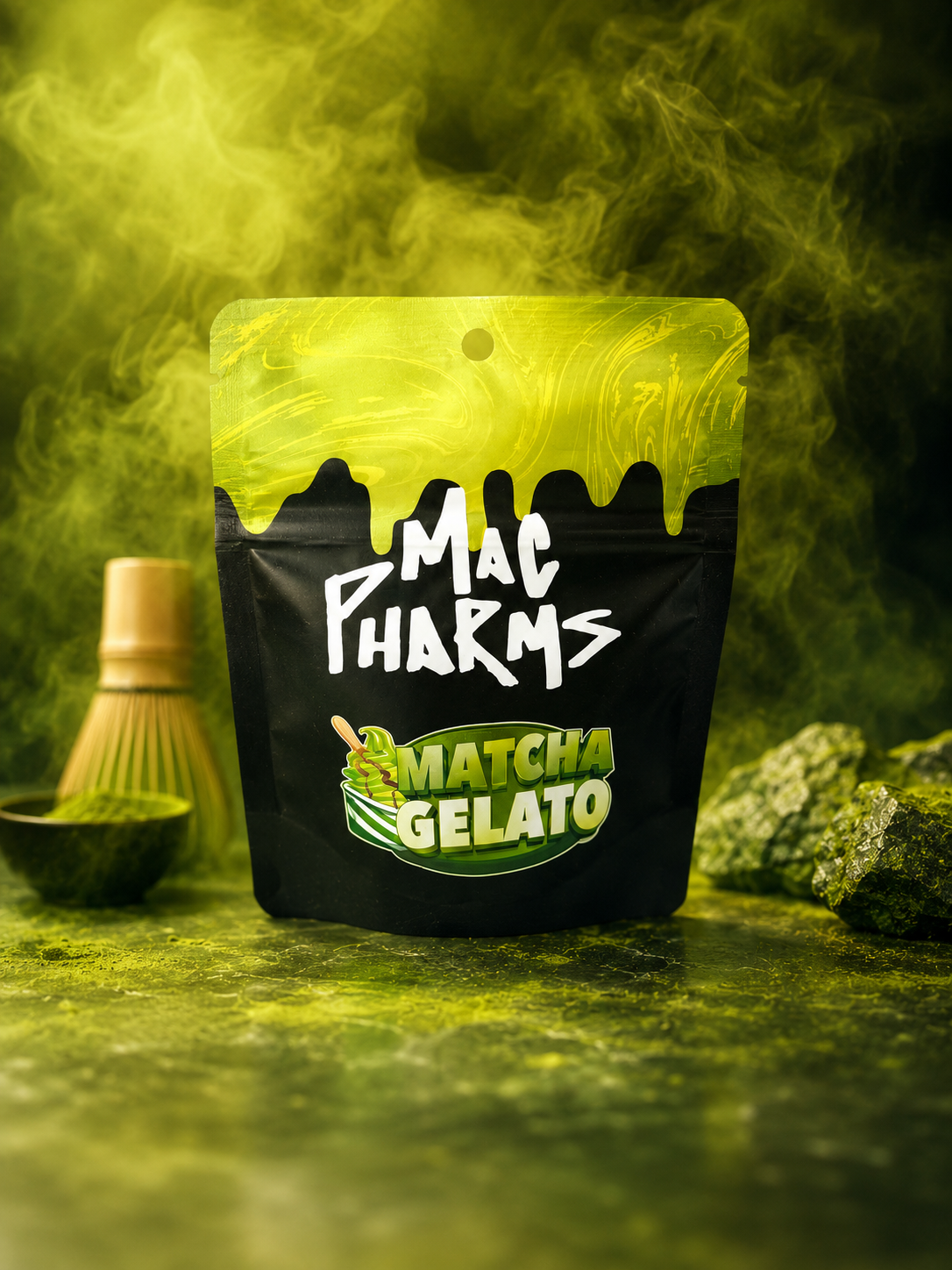 Prepackaged Matcha Gelato