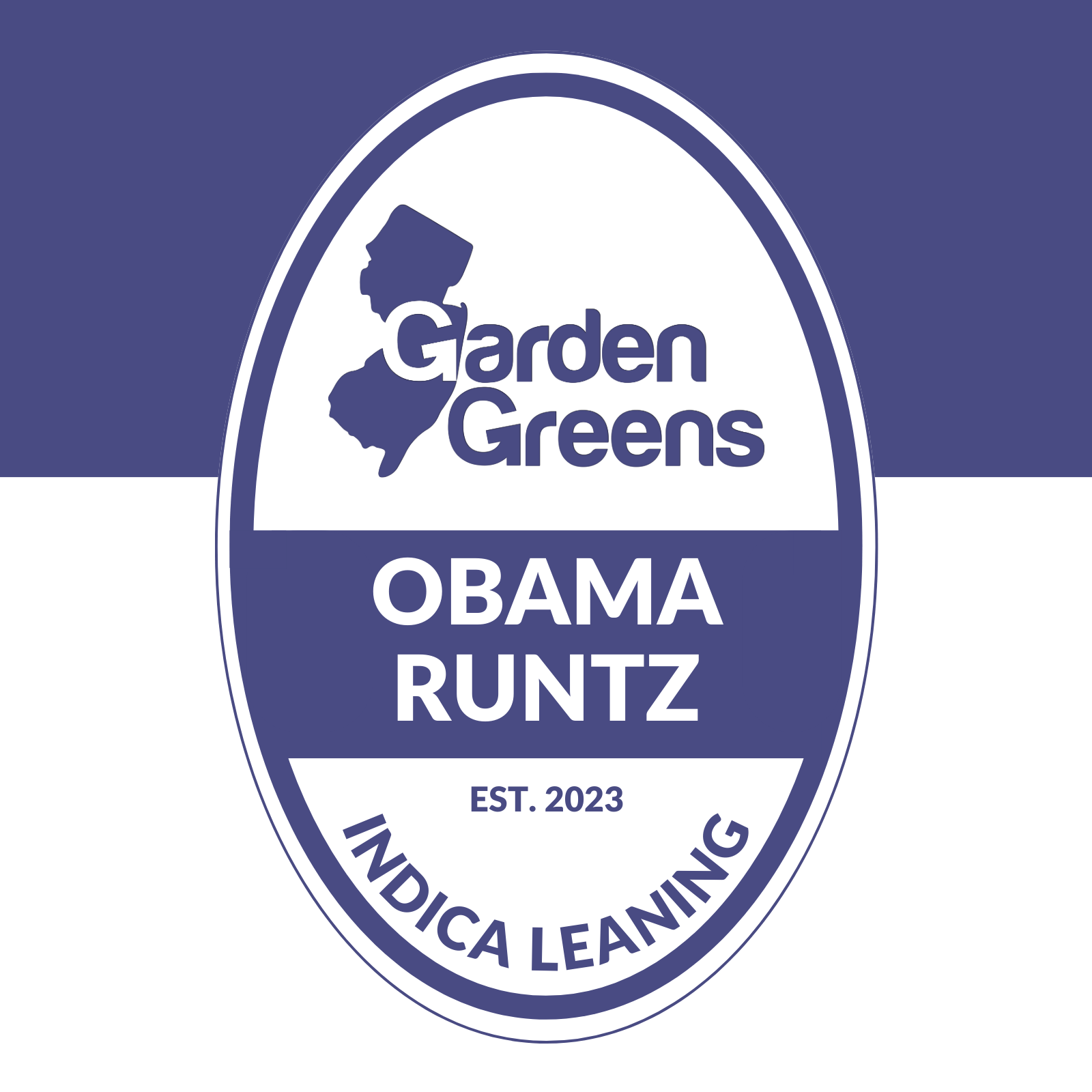 Garden Greens | Obama Runtz | 3.5g (Hybrid/Indica)