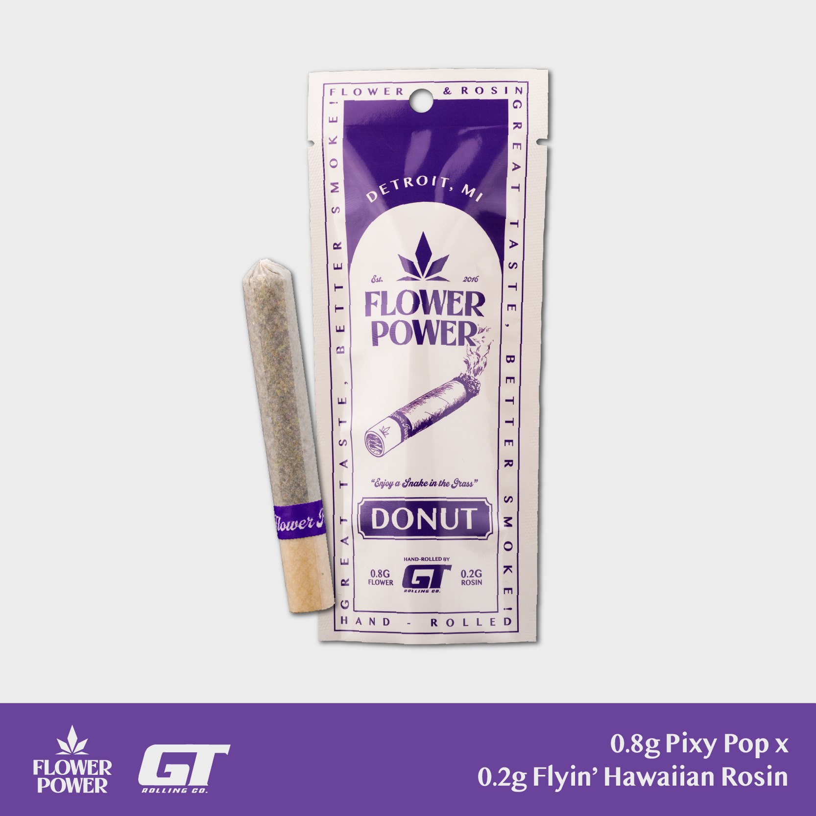 FLOWER POWER | PIXY POP x FLYIN' HAWAIIAN DONUT INFUSED PREROLL
